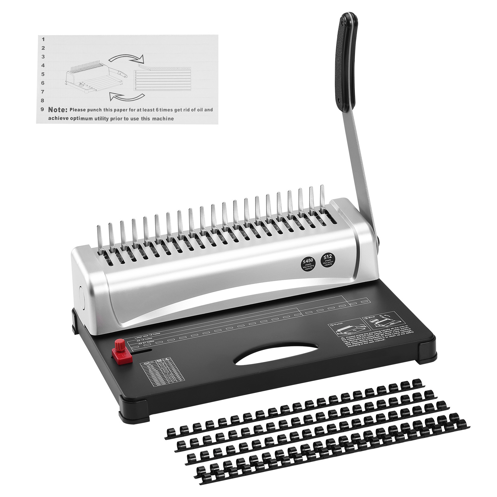 Binding Machine Comb - VEVOR Binding Machine Comb Binding Machine