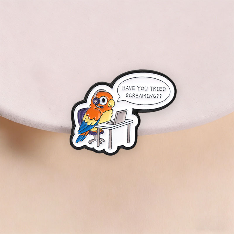 Office Tech Gifts - Have You Tried Screaming Enamel Pin