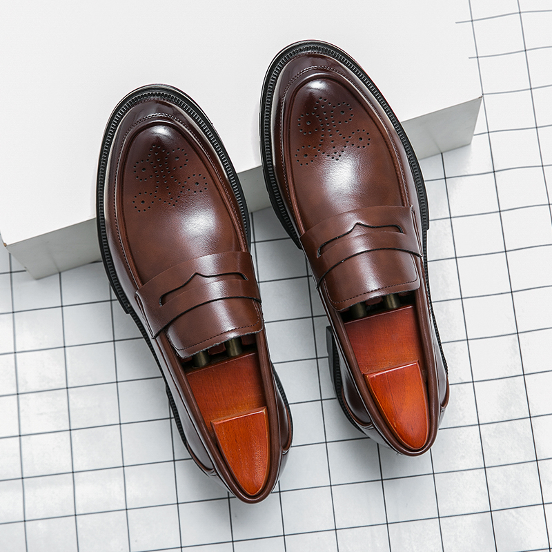 Office High Tech - Classic Brogues Wedding Leather Shoes For