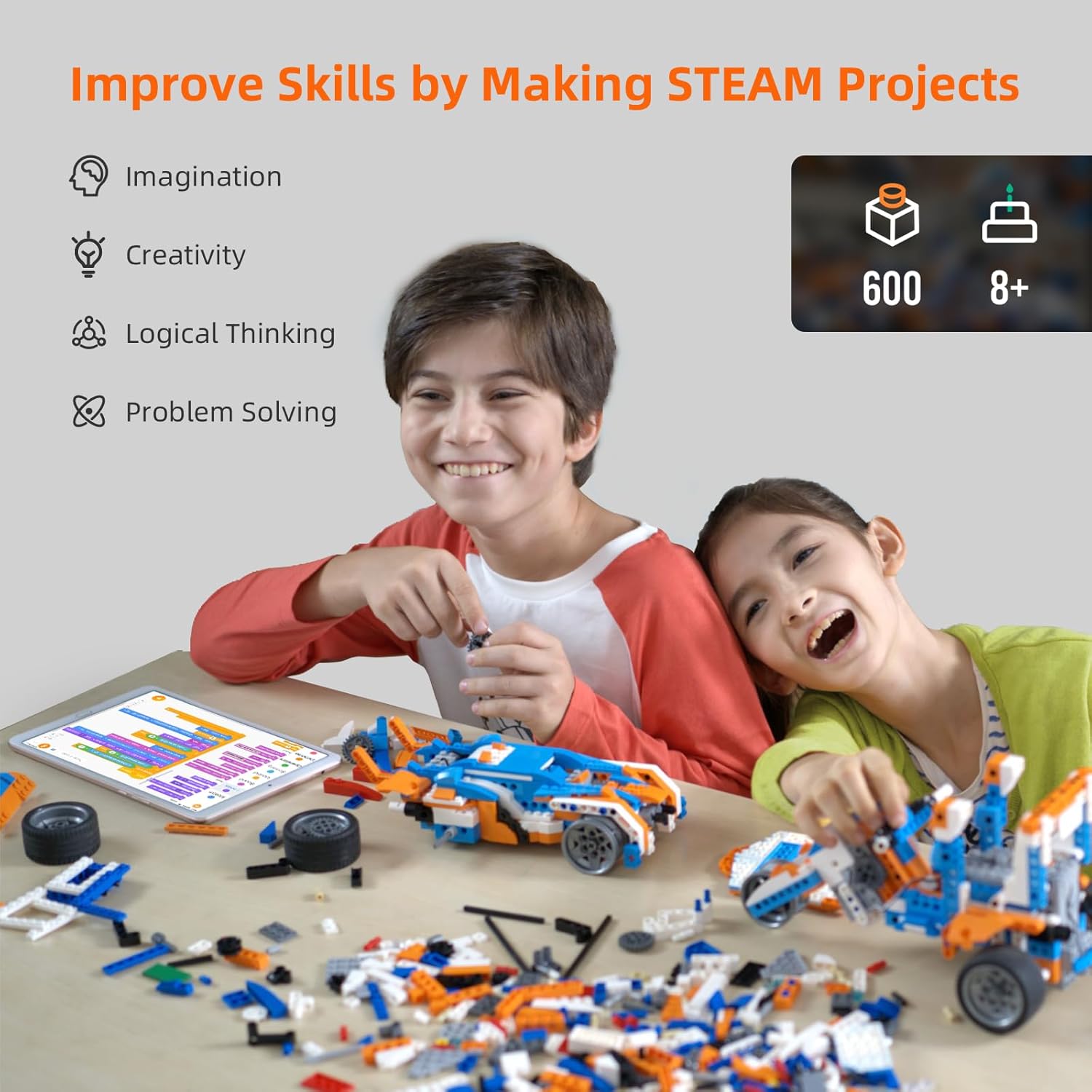 Modern STEM Robot Building Kit - Office Tech Gifts review and price