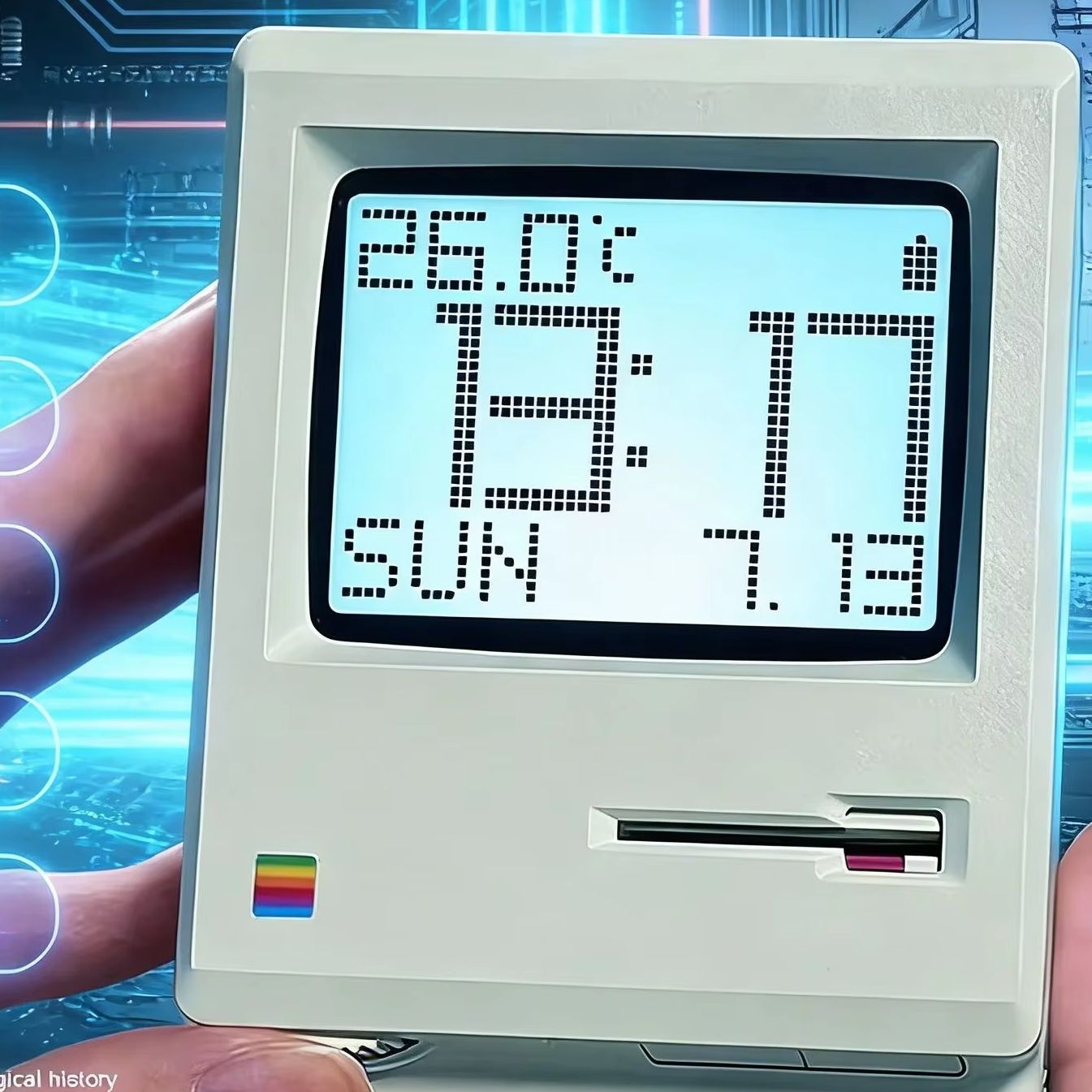 Retro Nostalgic Maclock Alarm  - Office Tech Gifts review and price