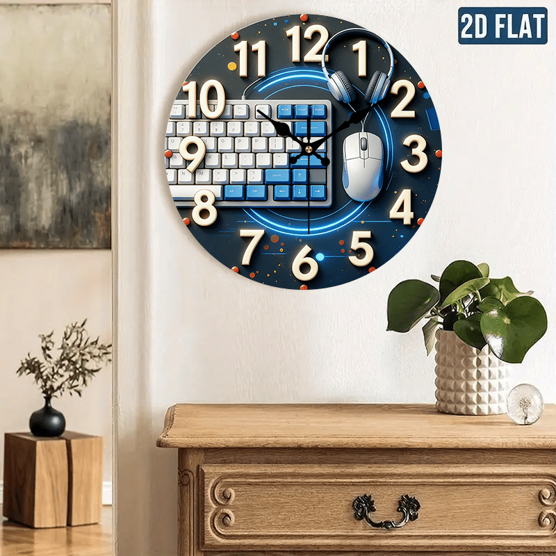 2D Flat, 1pc, Tech-Style Woode - Office Tech Room review and price