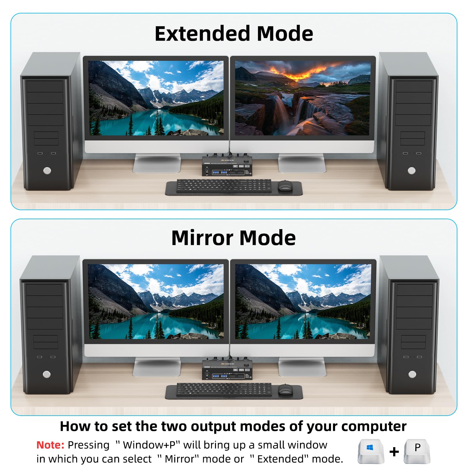 4K@144Hz KVM Switch 2 Monitors - Kvm Switch Dual Monitor review and price