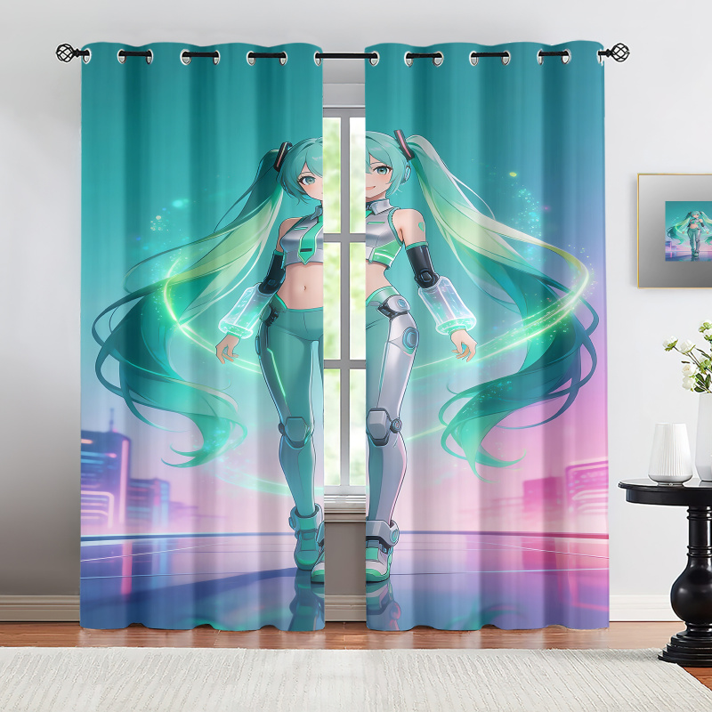 2Pcs Hatsune Miku Futuristic T - Office Tech Room review and price
