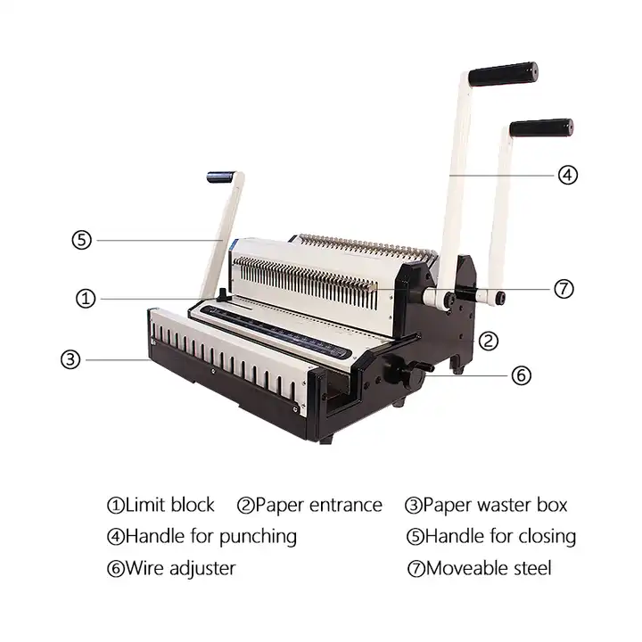 Wire Comb Clip Binding Machine - Binding Machine Comb review and price