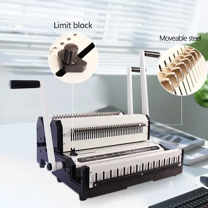 Wire Comb Clip Binding Machine - Binding Machine Comb review and price