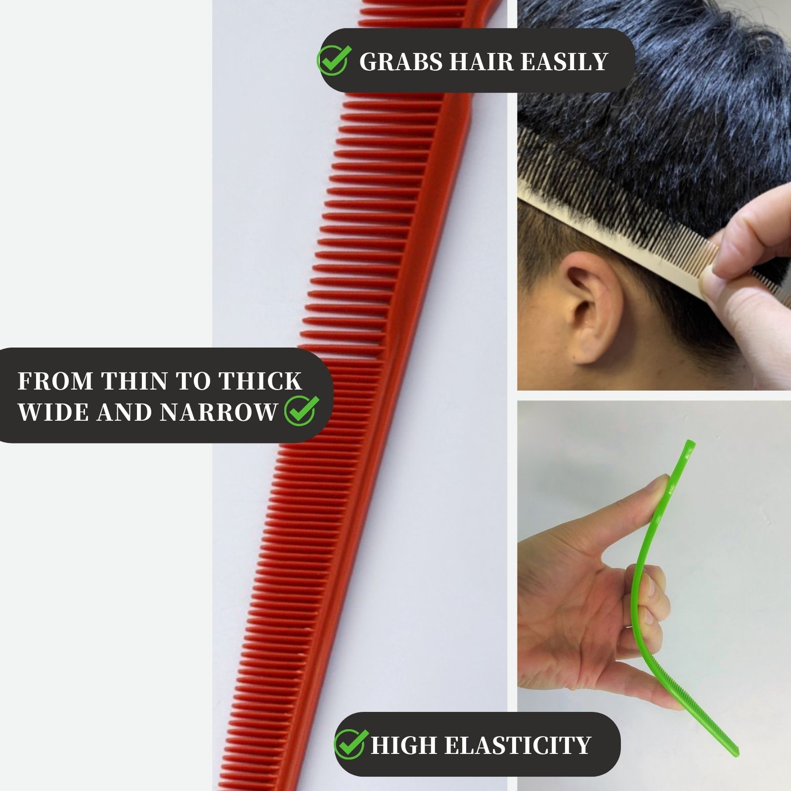 1/4/5PCS Barber Side Corners F - Binding Machine Comb review and price