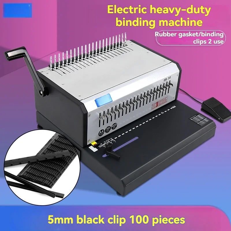 Heavy-duty electric binding ma - Binding Machine Comb review and price