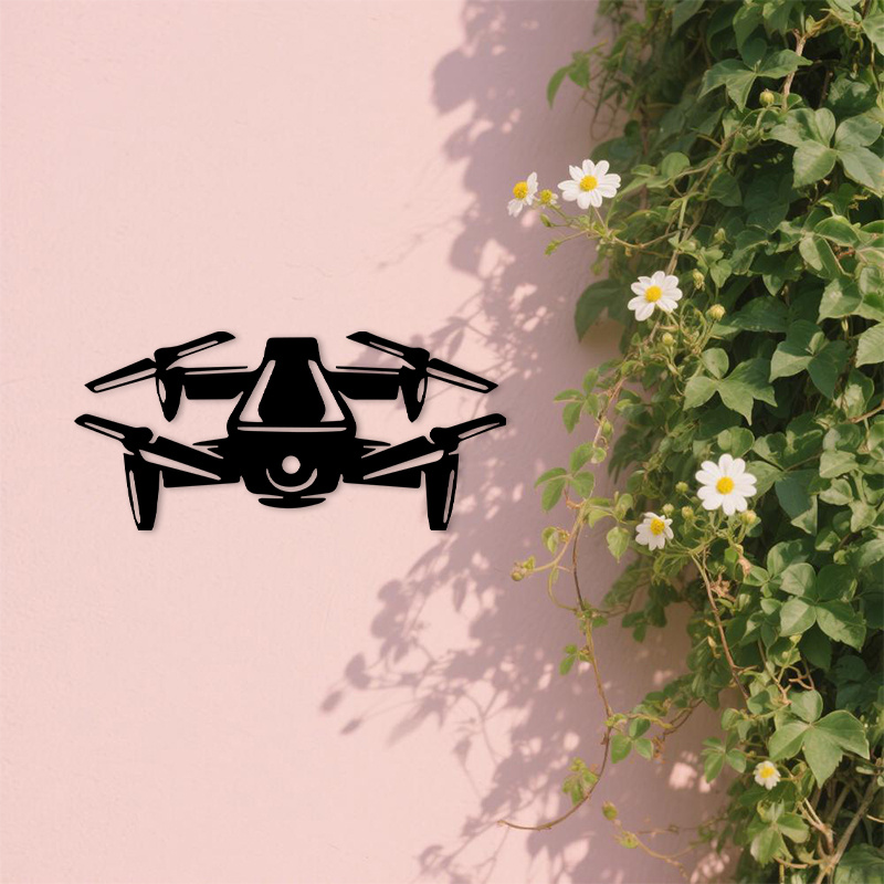 2D Flat Drone Silhouette Metal - Office Tech Gifts review and price