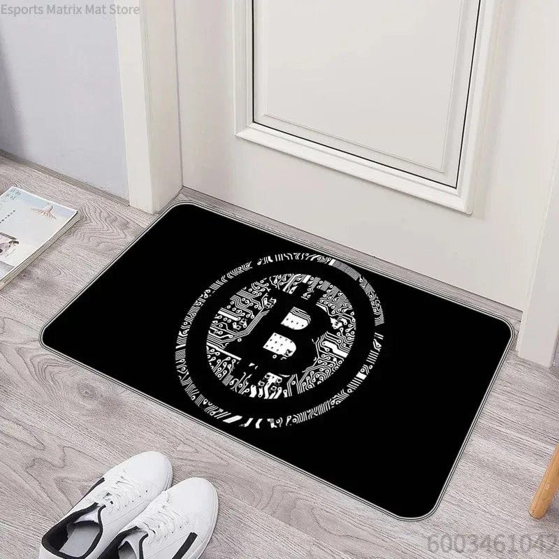 Crypto Currency Door Mat Bitco - Office Tech Room review and price