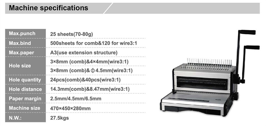 SG-ST2960 Comb and Wire Bindin - Binding Machine Comb review and price
